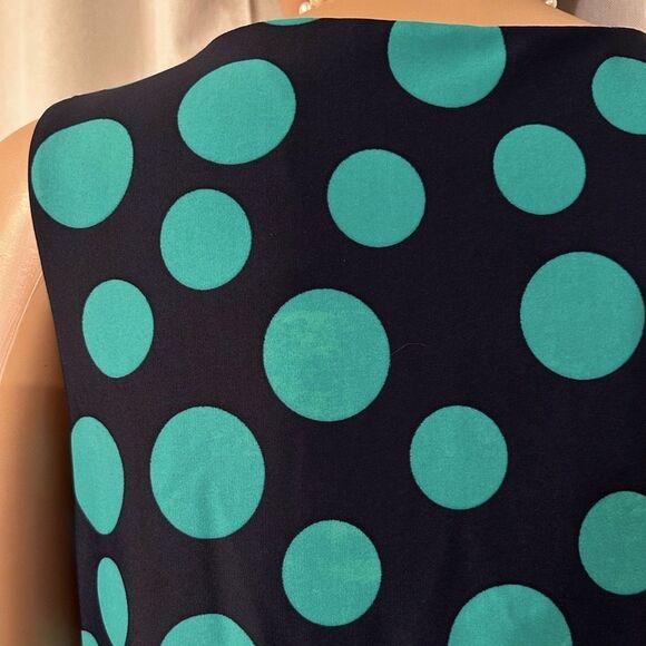 Jude Connally Women’s Size Small Stretchy Sleeveless Polka Dot Dress, Pockets - Picture 9 of 14